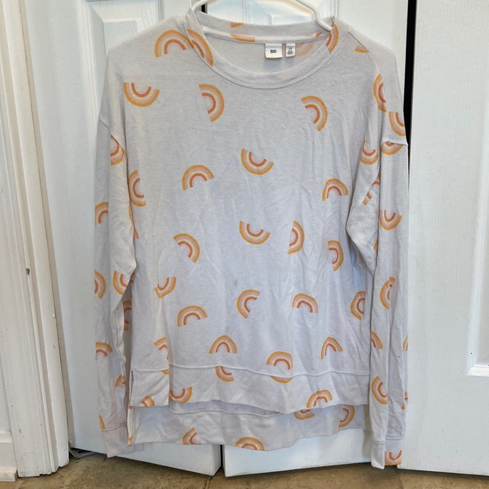 Rainbow sweatshirt size small